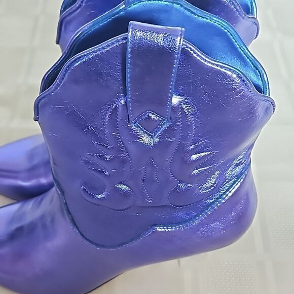 Katy Perry's The Annie-O Bootie Western Purple Size 7.5M - Picture 14 of 16